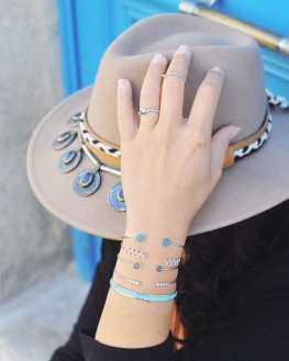 Top tendance bracelet femme jonc en argent 925 et brillants zircon - Bijoux de créateur - Madame Vedette