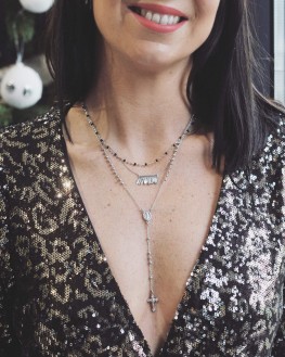 Collier pour femme en argent massif - Création originale bijoux x Madame Vedette