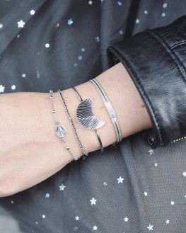 Bracelet jonc argent 925 pour femme - Bijoux haute fantaisie tendance - Madame Vedette