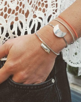 Composition bracelets femme en argent 925 tendance Instagram - Bijoux à la mode - Madame Vedette