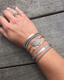 Nouveauté composition bracelets femme tendance argent 925 - Bijoux à la mode - Madame Vedette